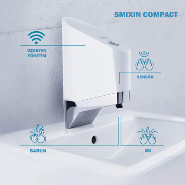 SMIXIN Akıllı el yıkama sistemi Combi Kare